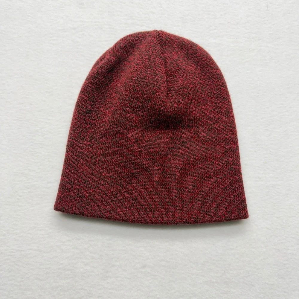 Carhartt Marled Knit Beanie Hat Mens OSFM Red‎ Black